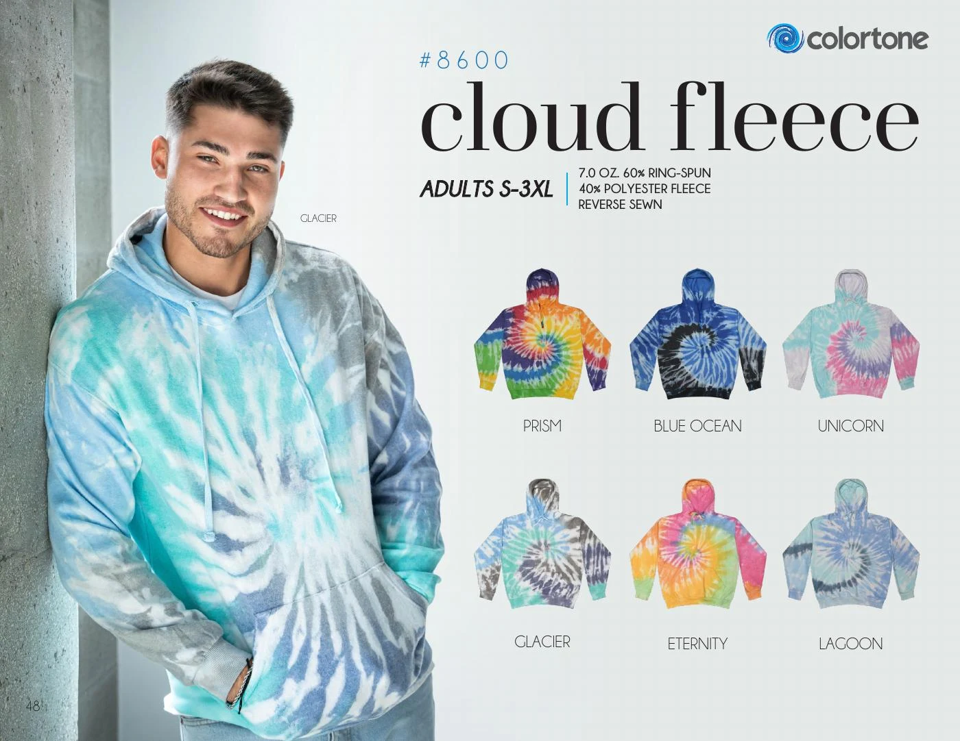Colortone — Style #8600 — cloud fleece