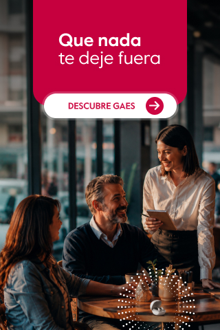 GAES — Everyday moments, two messages. — 320 × 480 px · Variant 2