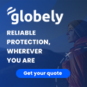 Globely — Protection across formats. — 125 × 125 px