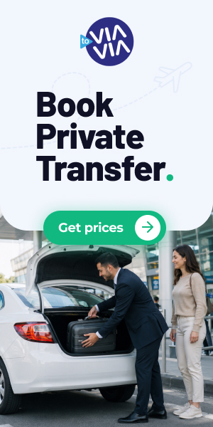 Via to Via — A clear next step. — 300 × 600 px
