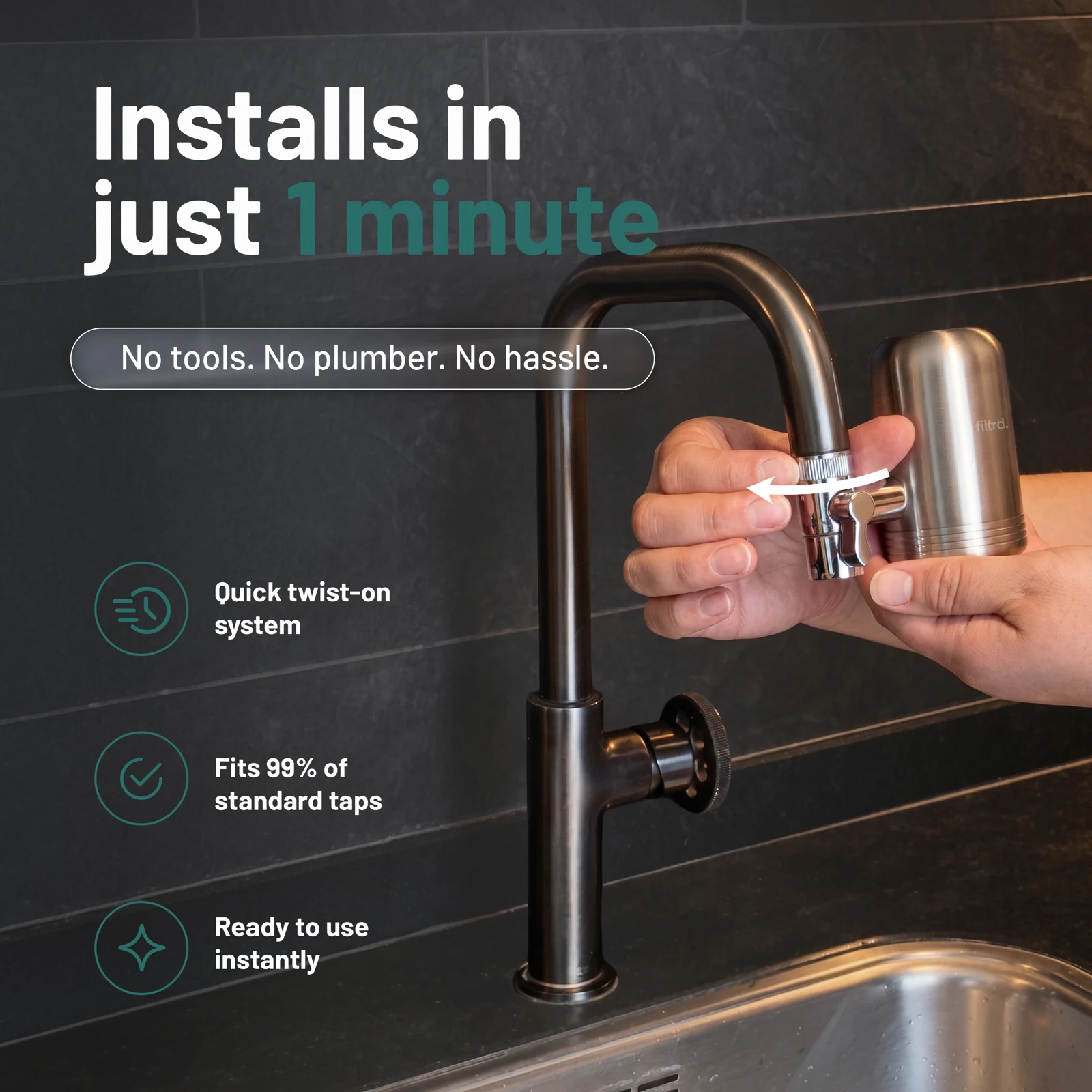 Filtrd — Installation and everyday use