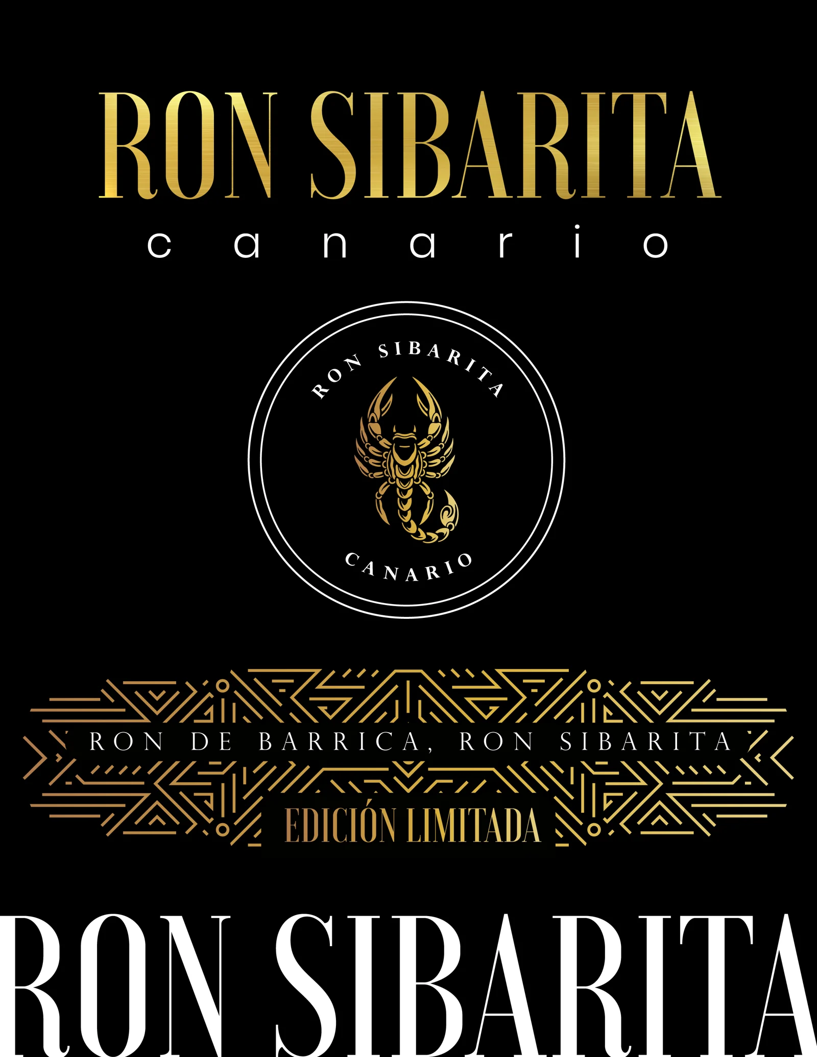 Ron Sibarita — Logo, emblem and sleeve artwork